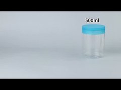 স্ক্রু ক্যাপ সহ কাস্টম পিইটি কসমেটিক ক্রিম জার