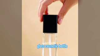 কাচের প্রসাধনী বোতল | বিলাসবহুল গ্লাস লোশন বোতল এবং ক্রিম জার প্যাকেজিং