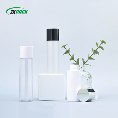 কাস্টমাইজড পিইটি কসমেটিক বোতল 100ml-150ml ঘোরানো ক্যাপ সহ