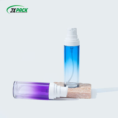 তরল সৌন্দর্য পণ্যের জন্য প্রেস পাম্প হেড সহ গ্রেডিয়েন্ট ফুড-গ্রেড পিইটি কসমেটিক বোতল